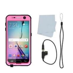 Galaxy S6 Waterproof Case PunkCase StudStar Pink Thin 6.6ft Underwater IP68 Shock/Dirt/Snow Proof -Phone Vibe Shop acessoris 96cd70b1 6900 42f4 a131 d80e50135c98