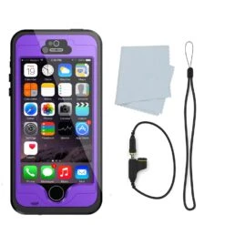 IPhone 5S/5 Waterproof Case, PunkCase StudStar Purple Case Water/Shock/Dirt Proof | Lifetime Warranty -Phone Vibe Shop acessoris d31c497e e2c5 4cea a32f 221243dca66a