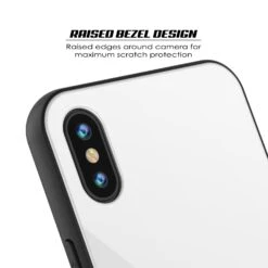 IPhone X Case, Punkcase GlassShield Ultra Thin Protective 9H Full Body Tempered Glass Cover W/ Drop Protection & Non Slip Grip For Apple IPhone 10 [White] -Phone Vibe Shop camera glass case iphone X a276b44e bc9a 47a6 801a 46cf551a8b3f