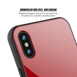 IPhone X Case, Punkcase GlassShield Ultra Thin Protective 9H Full Body Tempered Glass Cover W/ Drop Protection & Non Slip Grip For Apple IPhone 10 [Red] -Phone Vibe Shop camera glass case iphone X b15664cb 638c 4982 b382 c28d3fc006ef