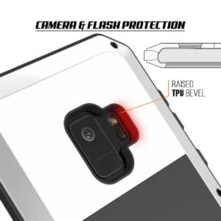 Galaxy S9 Metal Case, Heavy Duty Military Grade Rugged Armor Cover [shock Proof] Hybrid Full Body Hard Aluminum & TPU Design [non Slip] W/ Prime Drop Protection For Samsung Galaxy S9 [White] -Phone Vibe Shop camera metallic case Galaxy S9 138e1cc3 63e8 4833 b0d3 d81662fbdce9