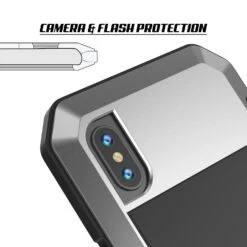 IPhone X Metal Case, Heavy Duty Military Grade Rugged Armor Cover [shock Proof] Hybrid Full Body Hard Aluminum & TPU Design -Phone Vibe Shop camera metallic case iphone X 9fdbd80c 7eed 4c19 8adc 4f268f067f3c