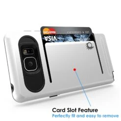 Galaxy Note 5 Case PunkCase CLUTCH White Series Slim Armor Soft Cover Case W/ Tempered Glass -Phone Vibe Shop card clutch note 5 ac7504c5 38cd 49a6 b98d acc1db4484be