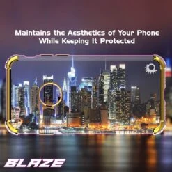 IPhone SE (4.7") Case, Punkcase [BLAZE SERIES] Protective Cover W/ PunkShield Screen Protector [Shockproof] [Slim Fit] For Apple IPhone [Gold] -Phone Vibe Shop clear blaze iphone7 2b2eefac 63da 40c8 b168 8ec19de7a6a8