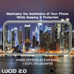 IPhone 7+ Plus Case Punkcase® LUCID 2.0 Crystal Black Series W/ SHIELD Screen Protector | Ultra Fit -Phone Vibe Shop clear lucid 2 iphone 7plus 9b7556d2 38ec 4fa4 baab 11ad1bd2212e