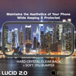 IPhone SE/5S/5 Case Punkcase® LUCID 2.0 Black Series W/ PUNK SHIELD Screen Protector | Ultra Fit -Phone Vibe Shop clear lucid 2 iphone se