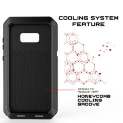 Galaxy S8+ Plus Case, PUNKcase Metallic Black ShockproofSlim Metal Armor Case -Phone Vibe Shop cooling system metallic S8 edit 1defc904 f5ee 41da b0e8 bccc5ff1e3ae
