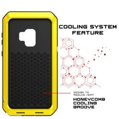 Galaxy S9 Metal Case, Heavy Duty Military Grade Rugged Armor Cover [shock Proof] Hybrid Full Body Hard Aluminum & TPU Design [non Slip] W/ Prime Drop Protection For Samsung Galaxy S9 [Neon] -Phone Vibe Shop cooling metallic case Galaxy S9 10c7be68 0cb3 410a bec4 570a5a30f744