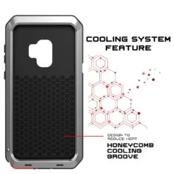 Galaxy S9 Plus Metal Case, Heavy Duty Military Grade Rugged Armor Cover [shock Proof] Hybrid Full Body Hard Aluminum & TPU Design [non Slip] W/ Prime Drop Protection For Samsung Galaxy S9 Plus [Silver] -Phone Vibe Shop cooling metallic case Galaxy S9 2d3c8033 28b1 4feb 8324 5a6cdf47f183