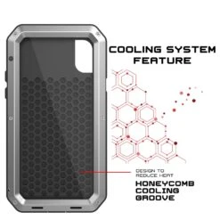 IPhone X Metal Case, Heavy Duty Military Grade Rugged Armor Cover [shock Proof] Hybrid Full Body Hard Aluminum & TPU Design -Phone Vibe Shop cooling metallic case iphone X 0a21bd14 3e0a 4684 a780 938ec15a2ea8