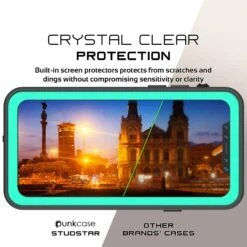 IPhone X Waterproof IP68 Case, Punkcase [Teal] [StudStar Series] [Slim Fit] [Dirtproof] -Phone Vibe Shop crystal clear studstar iphone8 0bf3b81f e8eb 406f ad5d 50dd97917318