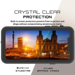 IPhone X Waterproof IP68 Case, Punkcase [Black] [StudStar Series] [Slim Fit] [Dirtproof] -Phone Vibe Shop crystal clear studstar iphone8 3eebe74f b8b5 4df6 b8b5 8890f8e43782