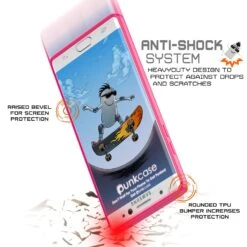Note 7 Case Punkcase® LUCID 2.0 Pink Series W/ PUNK SHIELD Screen Protector | Ultra Fit -Phone Vibe Shop drop LUCID 2 NOTE 7 9ce8f508 f576 4b98 ab9b f2f4725bc526