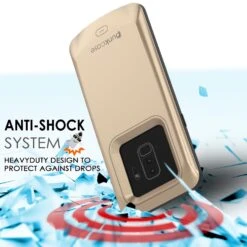 Galaxy S9 PLUS Battery Case, PunkJuice 5000mAH Fast Charging Power Bank W/ Screen Protector | Integrated USB Port | IntelSwitch | Slim, Secure And Reliable | Suitable For Samsung Galaxy S9+ [Gold] -Phone Vibe Shop drop battery galaxy S9 b60fcd92 8392 4c50 b1e7 3d3677fb2869