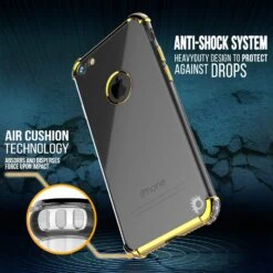 IPhone SE (4.7") Case, Punkcase [BLAZE SERIES] Protective Cover W/ PunkShield Screen Protector [Shockproof] [Slim Fit] For Apple IPhone [Gold] -Phone Vibe Shop drop blaze iphone7 c2416d9e c87c 445b ae3a 1e59decd57be