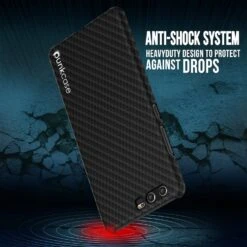 Huawei P10 Case, Punkcase CarbonShield, Heavy Duty & Ultra Thin 2 Piece Dual Layer PU Leather Cover [shockproof] [non Slip] With Tempered Glass Screen Protector For Huawei P10 [Jet Black] -Phone Vibe Shop drop carbon case huawei p10 f892eafc b9f3 4bb9 9a99 ef69a2b75193