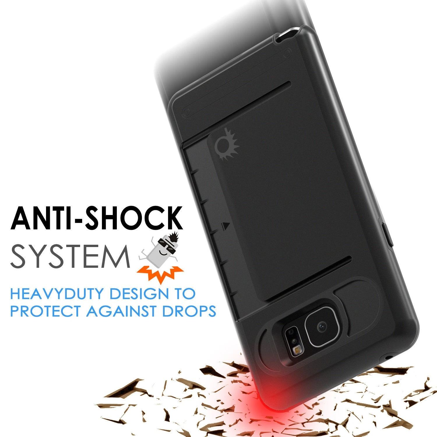 Galaxy Note 5 Case PunkCase CLUTCH Black Series Slim Armor Soft Cover Case W/ Tempered Glass 6 Galaxy Note 5 Case PunkCase CLUTCH Black Series Slim Armor Soft Cover Case W/ Tempered Glass - Image 4