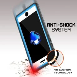 IPhone 7+ Plus Waterproof Case, PUNKcase CRYSTAL Light BlueW/ Attached Screen Protector| Warranty -Phone Vibe Shop drop crystal iphone 7plus 270738b0 26c6 486d b26d 3b20f8716d31