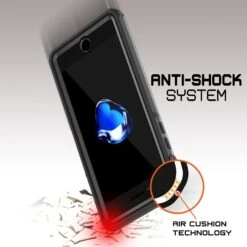 IPhone 8+ Plus Waterproof Case, PUNKcase CRYSTAL Black W/ Attached Screen Protector| Warranty -Phone Vibe Shop drop crystal iphone 7plus 280f22e6 9894 42c5 b2d4 af8c9e874111