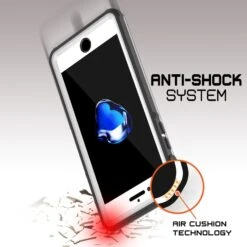 IPhone 8+ Plus Waterproof Case, PUNKcase CRYSTAL White W/ Attached Screen Protector| Warranty -Phone Vibe Shop drop crystal iphone 7plus 687f7414 7ece 4505 9f6e 14721b4a46ef