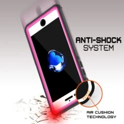 IPhone 7+ Plus Waterproof Case, PUNKcase CRYSTAL Pink W/ Attached Screen Protector| Warranty -Phone Vibe Shop drop crystal iphone 7plus d5a03a52 4fdb 41e3 8d7c c87583e31d1e