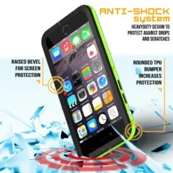 Apple IPhone 7/6s/6 Waterproof Case, PUNKcase CRYSTAL 2.0 Light GreenW/ Attached Screen Protector| Warranty -Phone Vibe Shop drop d7ef7468 7844 4dfd a8ef 3f643ad4d39c