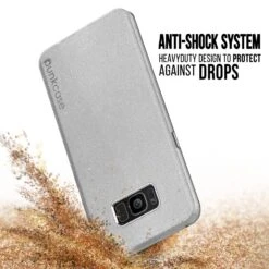 Galaxy S8 Plus Case, Punkcase Galactic 2.0 Series Ultra Slim Protective Armor TPU Cover [Silver] -Phone Vibe Shop drop galactic 2 fa7c1fee 0a13 43a0 995c 5615550b76d7