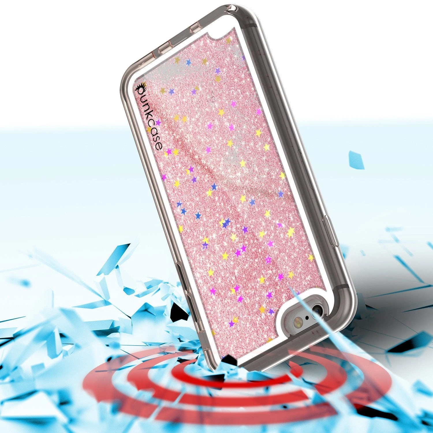 IPhone 8 Case, PunkCase LIQUID Rose Series, Protective Dual Layer Floating Glitter Cover 7 IPhone 8 Case, PunkCase LIQUID Rose Series, Protective Dual Layer Floating Glitter Cover - Image 5