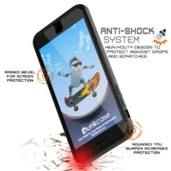 IPhone 7+ Plus Case Punkcase® LUCID 2.0 Black Series W/ PUNK SHIELD Screen Protector | Ultra Fit -Phone Vibe Shop drop lucid 2 iphone 7plus 73e90519 8897 432b 89dc 70249a47b070