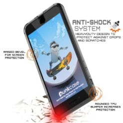 IPhone 7+ Plus Case Punkcase® LUCID 2.0 Crystal Black Series W/ SHIELD Screen Protector | Ultra Fit -Phone Vibe Shop drop lucid 2 iphone 7plus fe594857 2135 4bb2 9bcf 9bcfb5f834ec