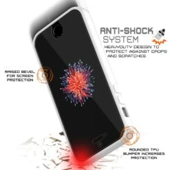 IPhone SE/5S/5 Case Punkcase® LUCID 2.0 White Series W/ PUNK SHIELD Screen Protector | Ultra Fit -Phone Vibe Shop drop lucid 2 iphone se 0f1c7112 5dea 4b40 bace 67fd7469cf20