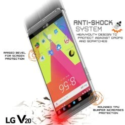 LG V20 Case Punkcase® LUCID 2.0 Clear Series W/ PUNK SHIELD Glass Screen Protector | Ultra Fit -Phone Vibe Shop drop lucid 2 lg v20 44b203d4 ee09 417e 80db 62ab1b0ef7f9