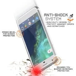 Google Pixel Case Punkcase® LUCID 2.0 Clear Series W/ PUNK SHIELD Glass Screen Protector | Ultra Fit -Phone Vibe Shop drop lucid 2 pixel cecdec00 2791 46a0 a25c 23aa499e92b3