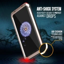 Galaxy S9 Metal Case, Heavy Duty Military Grade Rugged Armor Cover [shock Proof] Hybrid Full Body Hard Aluminum & TPU Design [non Slip] W/ Prime Drop Protection For Samsung Galaxy S9 [Gold] -Phone Vibe Shop drop metallic case Galaxy S9 19f68097 a8e2 4117 b17f 39efe59b8140