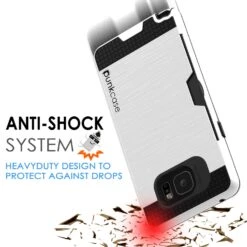 Galaxy Note 5 Case PunkCase SLOT White Series Slim Armor Soft Cover Case W/ Tempered Glass -Phone Vibe Shop drop slot note 5 54a7702c aed4 4e30 bb69 1649ddcc2e5e