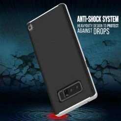 Galaxy Note 8 Case, PunkCase [Stealth Series] Hybrid 3-Piece Shockproof Dual Layer Cover [Non-Slip] [Soft TPU + PC Bumper] With PUNKSHIELD Screen Protector For Samsung Note 8 [White] -Phone Vibe Shop drop stealth Galaxy Note 8 5c40778f 8b48 4f4e a159 a2589dbc21ef