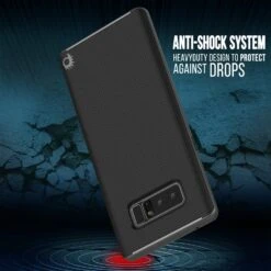 Galaxy Note 8 Case, PunkCase [Stealth Series] Hybrid 3-Piece Shockproof Dual Layer Cover [Non-Slip] [Soft TPU + PC Bumper] With PUNKSHIELD Screen Protector For Samsung Note 8 [Grey] -Phone Vibe Shop drop stealth Galaxy Note 8 79d3885a 1058 494f 8a27 e1e081509661