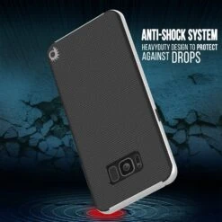 Galaxy S8 Case, PunkCase [Stealth Series] Hybrid 3-Piece Shockproof Dual Layer Cover [Non-Slip] [Soft TPU + PC Bumper] With PUNKSHIELD Screen Protector For Samsung S8 Edge [White] -Phone Vibe Shop drop stealth Galaxy S8 08b793a9 f5a8 4dd1 9815 585227318a58