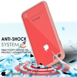 IPhone 8 Case [MASK Series] [PINK] Full Body Hybrid Dual Layer TPU Cover W/ Protective Tempered Glass Screen Protector -Phone Vibe Shop drop themask iphone 7 caa8cdec d9e3 4fbd b751 1fb1849dc776