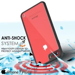 IPhone 8+ Plus Case, Punkcase [MASK Series] [BLACK] Full Body Hybrid Dual Layer TPU Cover W/ Protective Tempered Glass Screen Protector -Phone Vibe Shop drop themask phone 7 d7933094 0fec 4286 82ee 766920cf8347