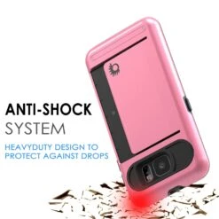 Galaxy S6 EDGE Plus Case PunkCase CLUTCH Pink Series Slim Armor Soft Cover Case W/ Screen Protector -Phone Vibe Shop drop wallet samsung s6 3e574525 2eac 4ea2 a3aa 01b03b72a52c