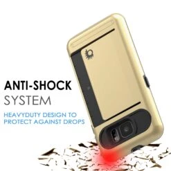 Galaxy S6 Case PunkCase CLUTCH Gold Series Slim Armor Soft Cover Case W/ Tempered Glass -Phone Vibe Shop drop wallet samsung s6 7ca907a2 142c 4efc 8914 875f16562775
