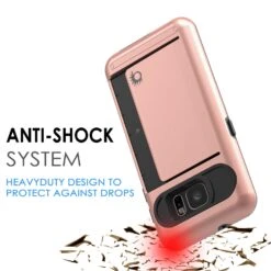 Galaxy S7 Case PunkCase CLUTCH Rose Gold Series Slim Armor Soft Cover Case W/ Tempered Glass -Phone Vibe Shop drop wallet samsung s7 171f1ec8 f9d8 4295 96ba 73beccf4d2f3