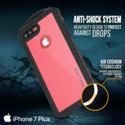 IPhone 8+ Plus Waterproof Case, Punkcase ALPINE Series, Pink | Heavy Duty Armor Cover -Phone Vibe Shop drop webster 2 iphone 7 0d1be5a8 74f1 4c7d bd6e 391e7766d2a9
