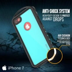 IPhone 8 Waterproof Case, Punkcase ALPINE Series, Teal | Heavy Duty Armor Cover -Phone Vibe Shop drop webster 2 iphone 7 3d15db70 9f44 4260 8ec1 606774909ce5