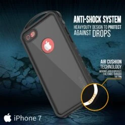 IPhone 8 Waterproof Case, Punkcase ALPINE Series, Black | Heavy Duty Armor Cover -Phone Vibe Shop drop webster 2 iphone 7 40022970 4827 440c b8c3 12ca71375ec8