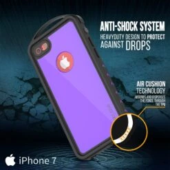 IPhone SE (4.7") Waterproof Case, Punkcase ALPINE Series, Purple | Heavy Duty Armor Cover -Phone Vibe Shop drop webster 2 iphone 7 85e8fc50 90f0 4ec9 a2f2 cbbe2404e74a