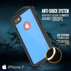 IPhone SE (4.7") Waterproof Case, Punkcase ALPINE Series, Light Blue | Heavy Duty Armor Cover -Phone Vibe Shop drop webster 2 iphone 7 ad39083c 4df3 49f8 a1d0 f8ef6bdab677