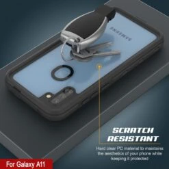 Galaxy A11 Waterproof Case PunkCase StudStar Black Thin 6.6ft Underwater IP68 Shock/Snow Proof 17 Galaxy A11 Waterproof Case PunkCase StudStar Black Thin 6.6ft Underwater IP68 Shock/Snow Proof -Phone Vibe Shop galaxy a11 waterproof case punkcase studstar samsung galaxy a11 edge ultra slim thin fit 6 6ft underwater ip68 screen protector touch id shockproof dirtproof snowproof case 7