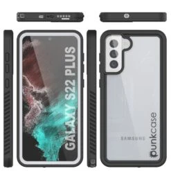 Galaxy S22+ Plus Water/ Shock/ Snow/ Dirt Proof [Extreme Series] Punkcase Slim Case [White] -Phone Vibe Shop galaxy s22 plus waterproof case extreme series ultra slim fit innovative design ip68 certified advanced sealing scratch resistant shockproof dirtproof snowproof armor cover 8